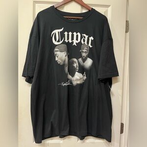 Tupac Graphic T-Shirt NWT Black Size 3XL